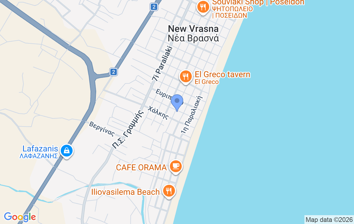 Accommodation location map