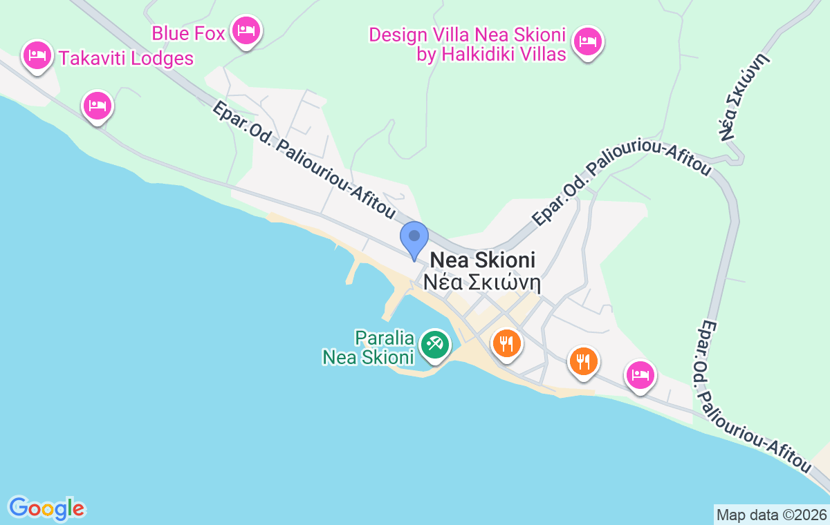 Accommodation location map