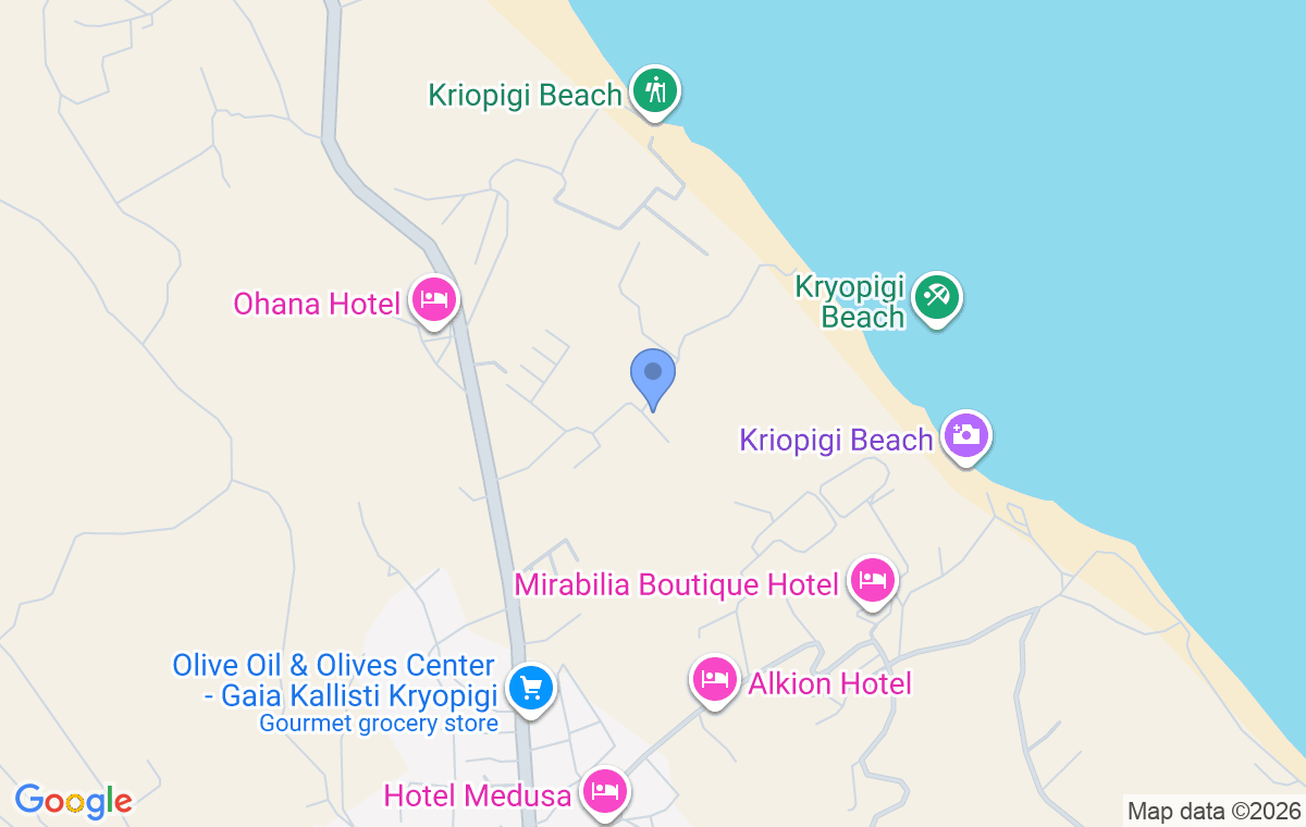 Accommodation location map