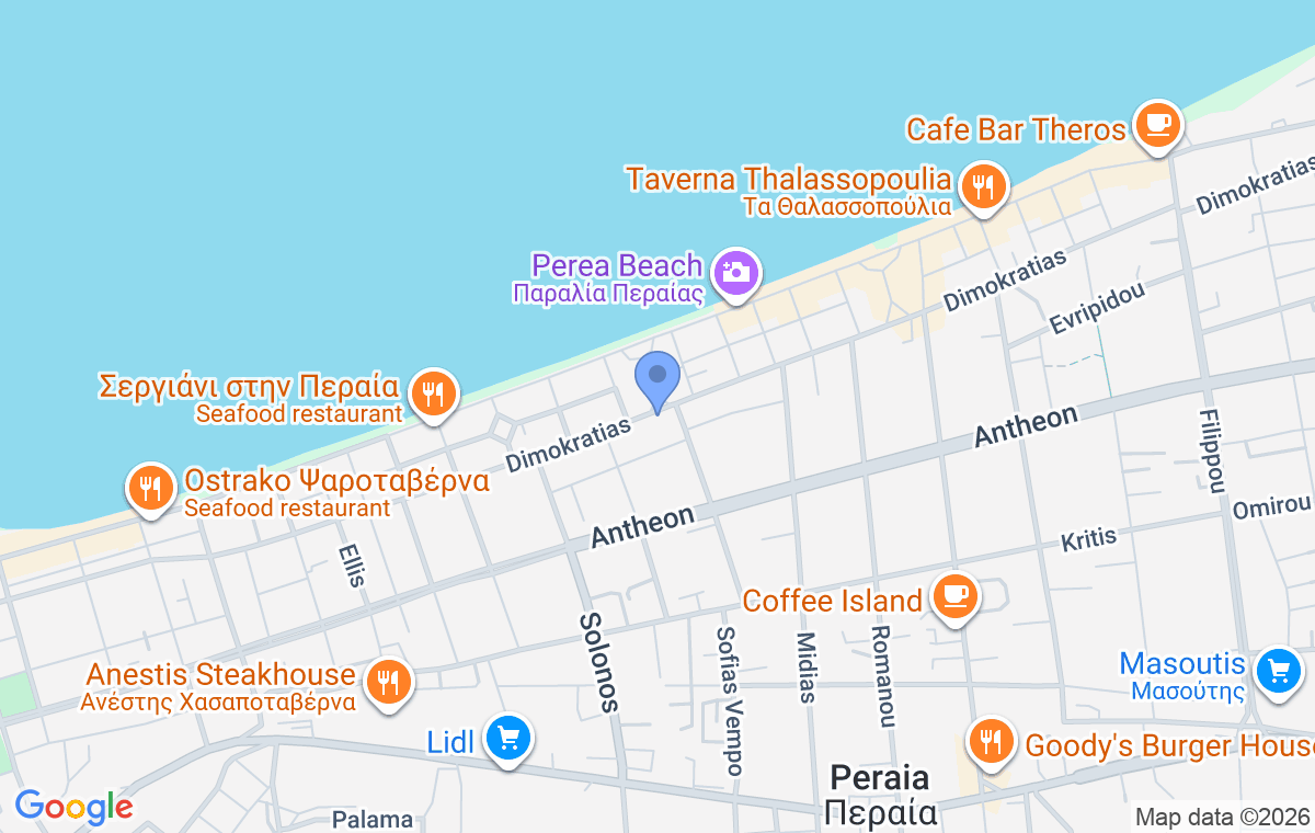 Accommodation location map