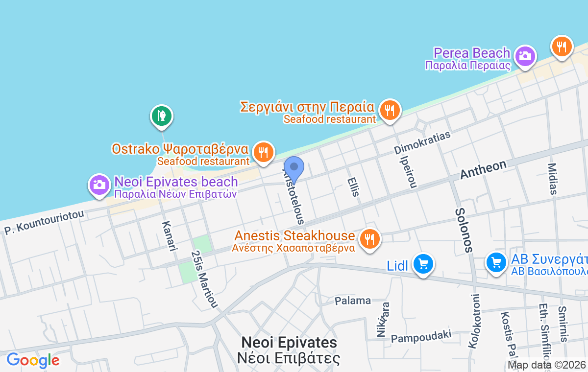 Accommodation location map