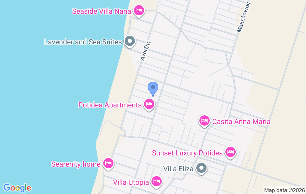 Accommodation location map