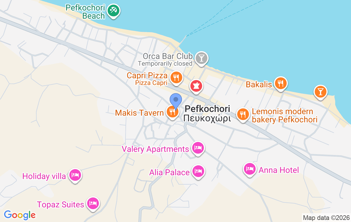 Accommodation location map