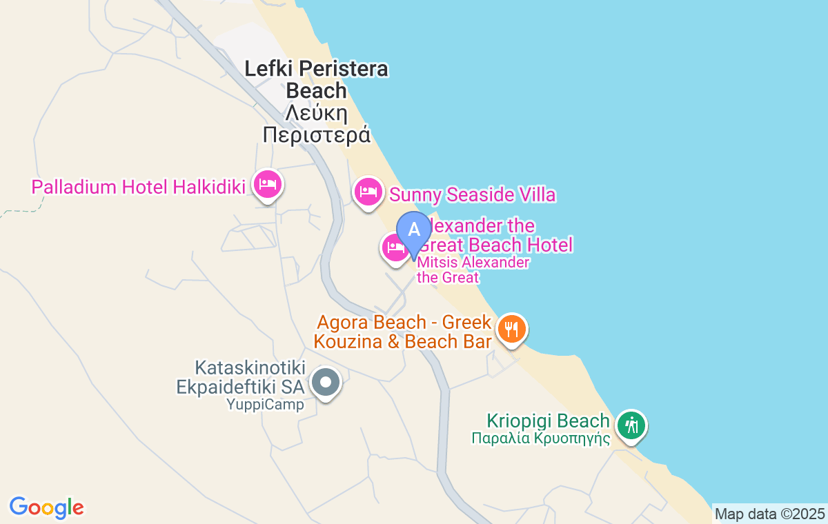 Accommodation location map