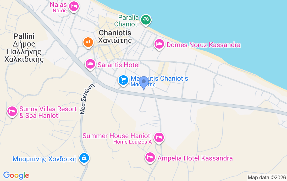 Accommodation location map