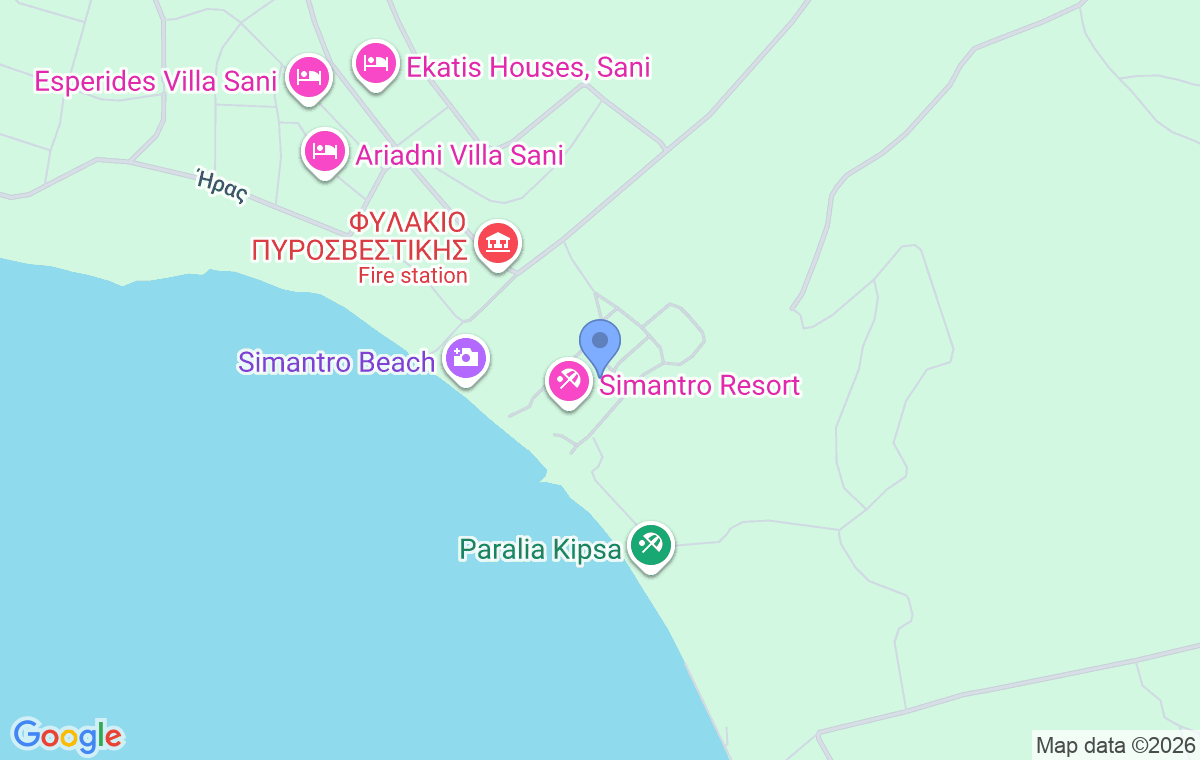 Accommodation location map